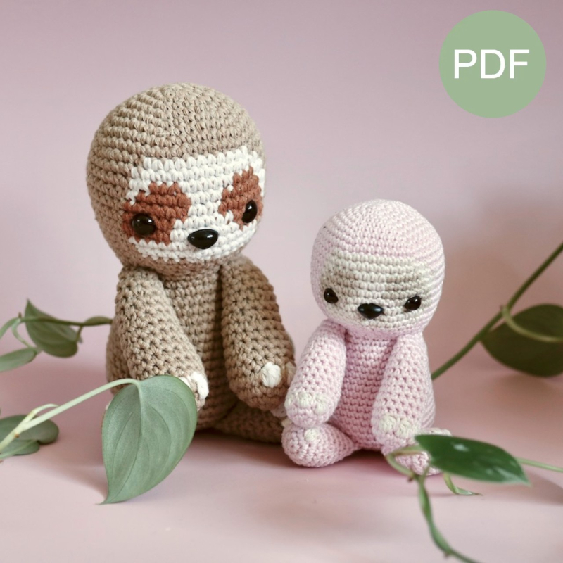 Luiaard Onesiegurumi